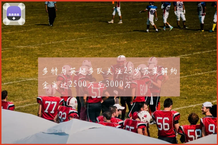 多特与英超多队关注23岁苏莱解约金高达2500万至3000万